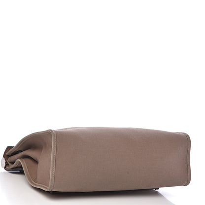 Hermes Vache Hunter Toile Herbag Zip 31 PM Etoupe Ebene 4 of 11
