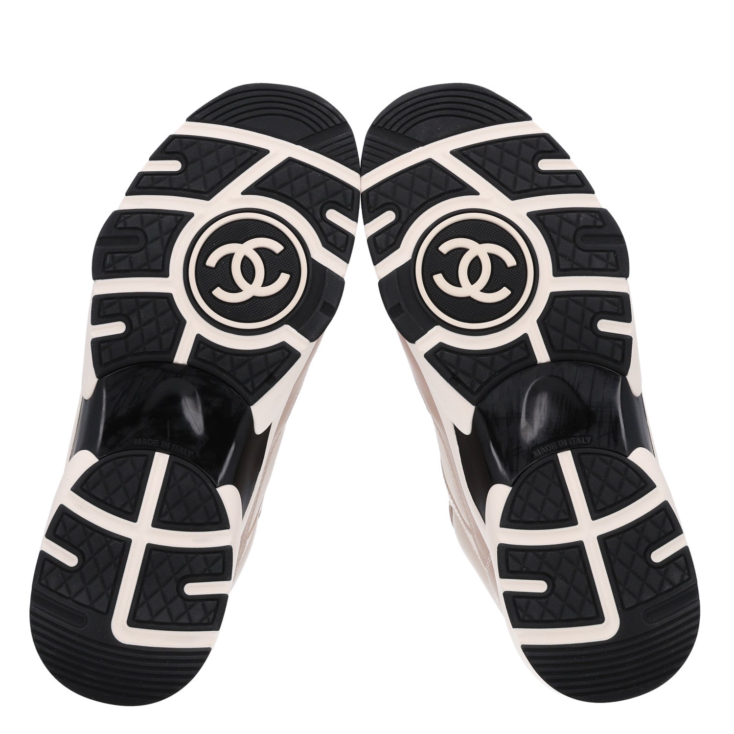 Chanel Gradiant Calfskin CC Womens Sneakers 37.5 Beige 7 of 11