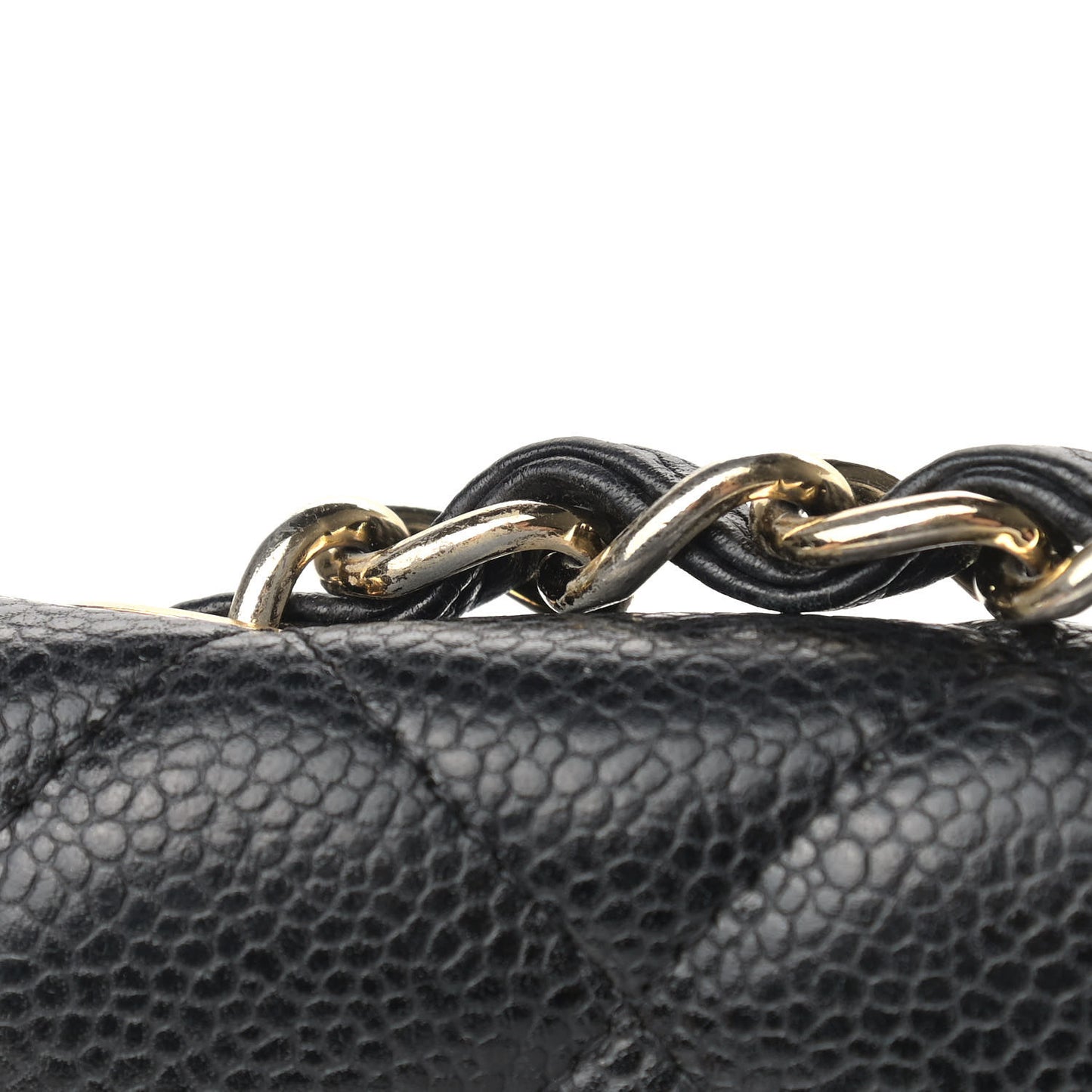 Caviar Quilted Jumbo Single Flap Black