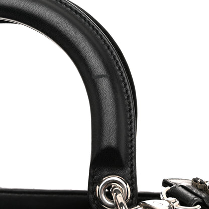 Christian Dior Lambskin Cannage Medium Lady Dior Crystal Strap Black 11 of 11