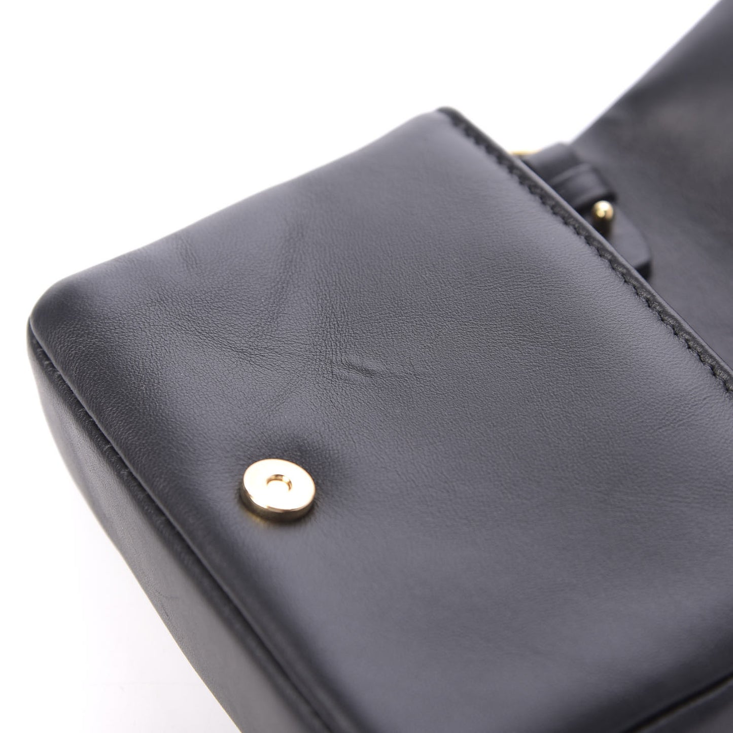 Lambskin Quilted Micro Lola Bag Black