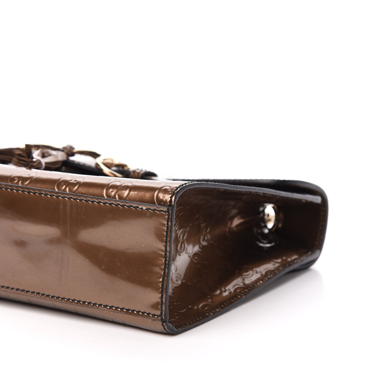 Shine Guccissima Medium Emily Chain Shoulder Bag Acero