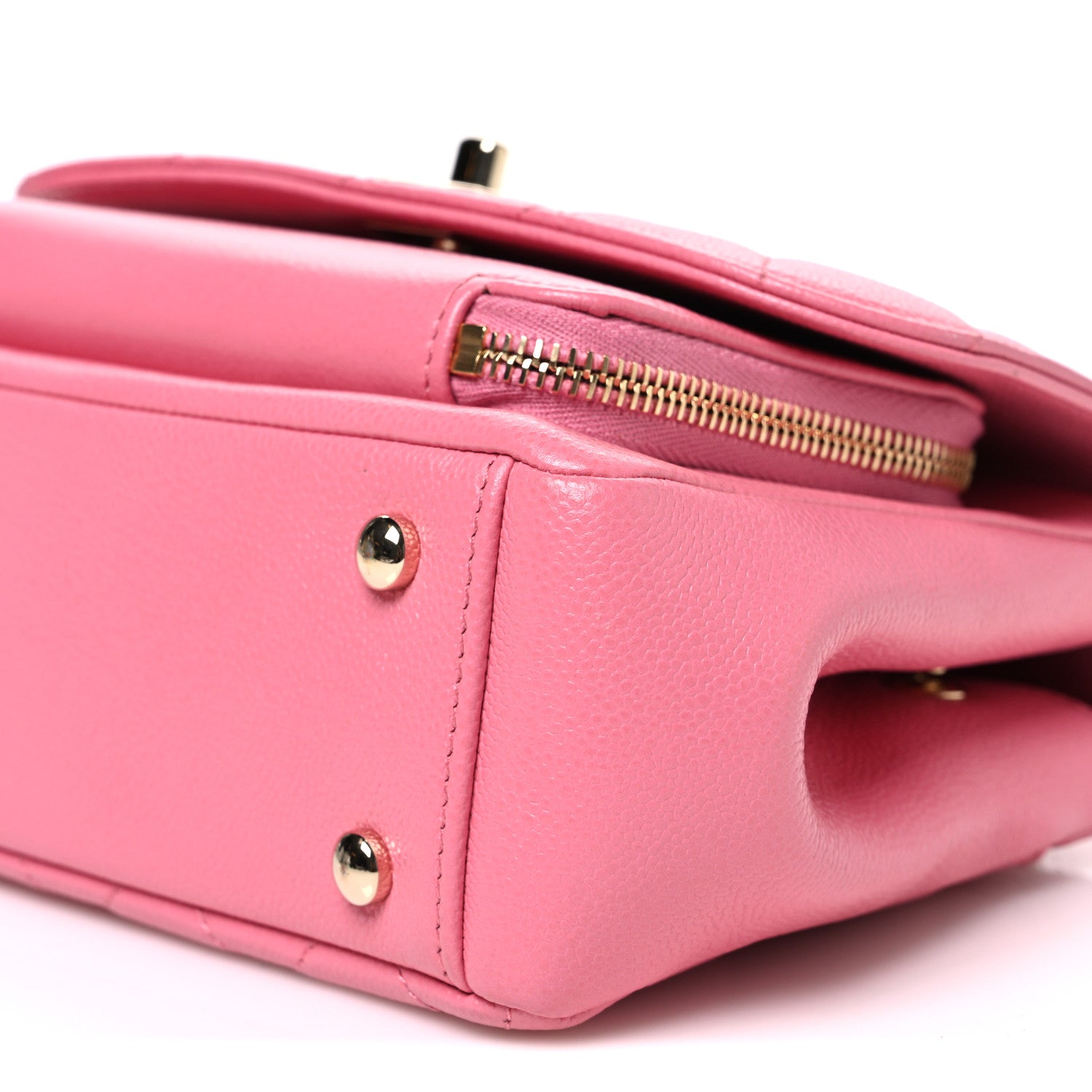 Chanel Caviar Quilted Small Business Affinity Flap Pink 9 of 10
