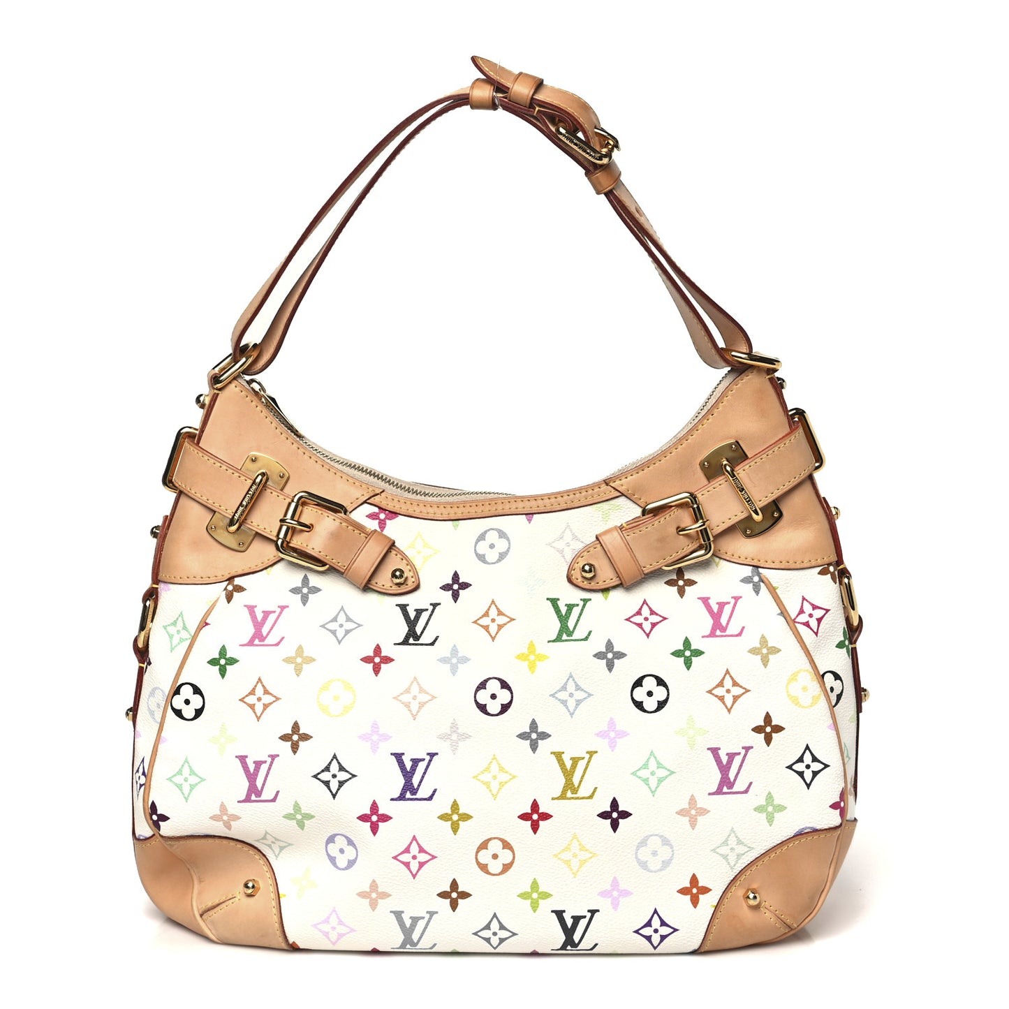 Monogram Multicolor Greta White