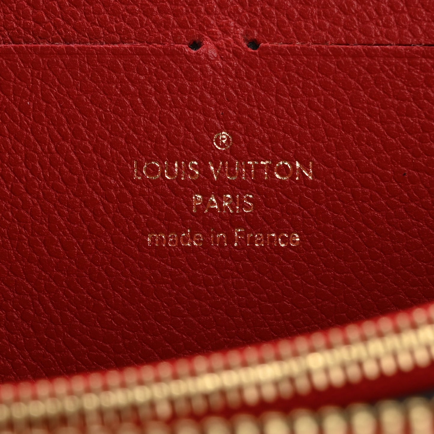 Empreinte Clemence Wallet Cherry