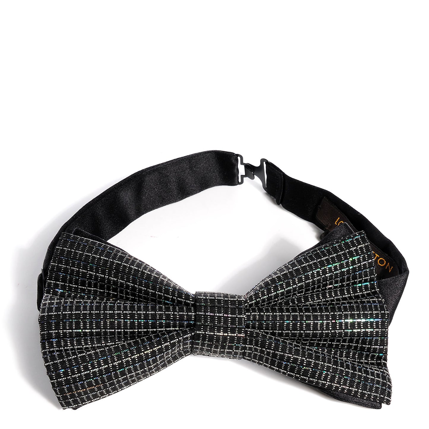 Mother of Pearl Check Bow Tie