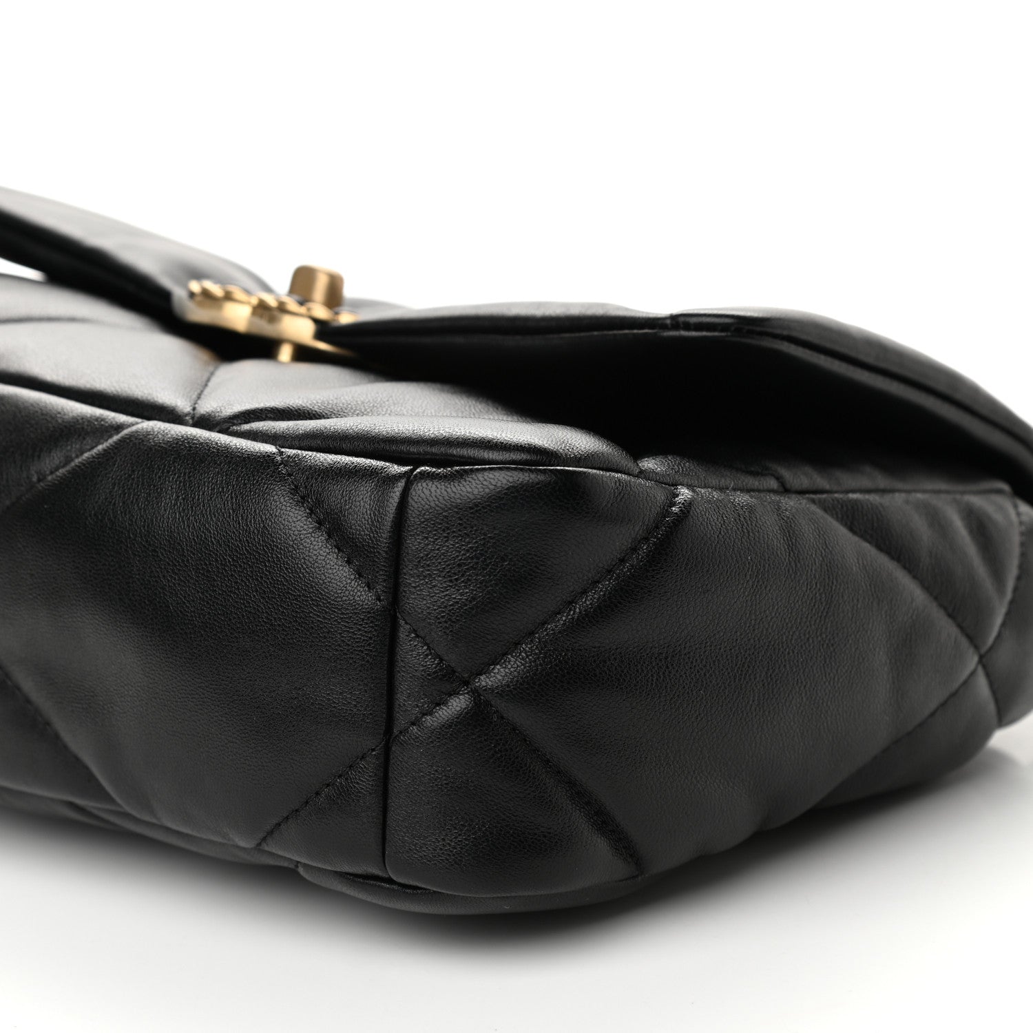 Chanel Lambskin Quilted Medium Chanel 19 Flap Black 9 of 9