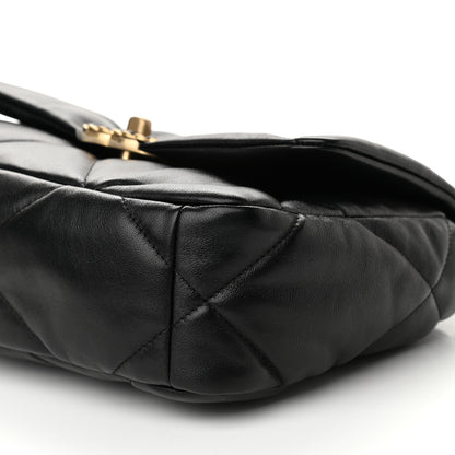 Chanel Lambskin Quilted Medium Chanel 19 Flap Black 9 of 9