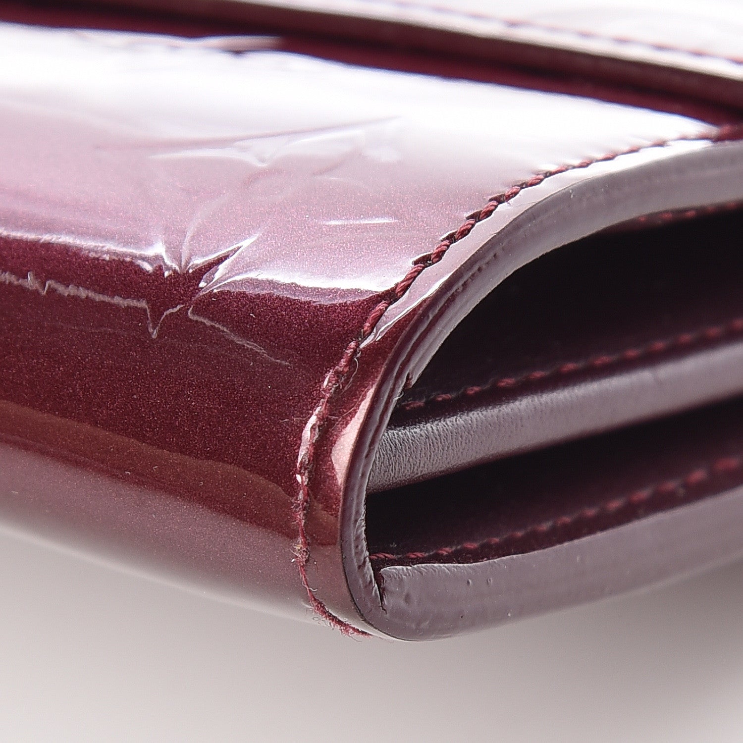 Louis Vuitton Vernis Sarah Wallet Rouge Fauviste 11 of 15