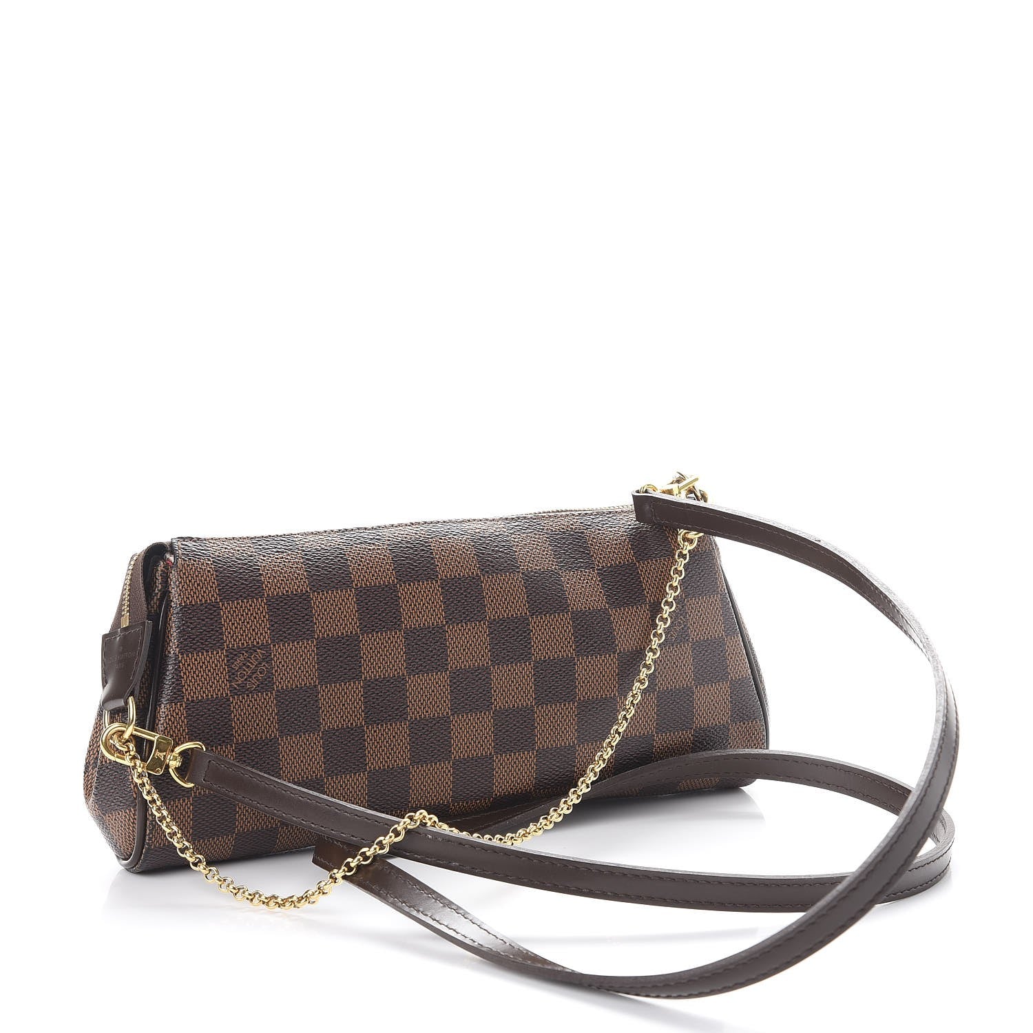 Louis Vuitton Damier Ebene Eva Clutch 3 of 13