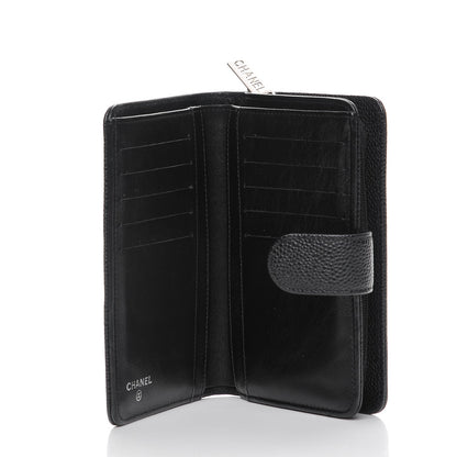 Chanel Caviar Timeless CC Zipped Pocket Wallet Black 5 of 9