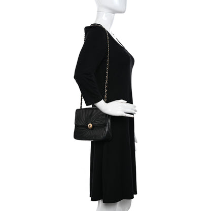 Chanel Lambskin Stitched Single Flap Black 2 of 16