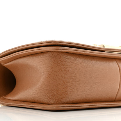 Chanel Caviar Quilted Medium Boy Flap Brown 9 of 12