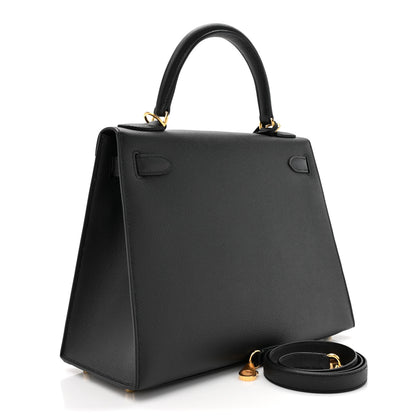 Hermes Epsom Kelly Sellier 28 Black 3 of 12