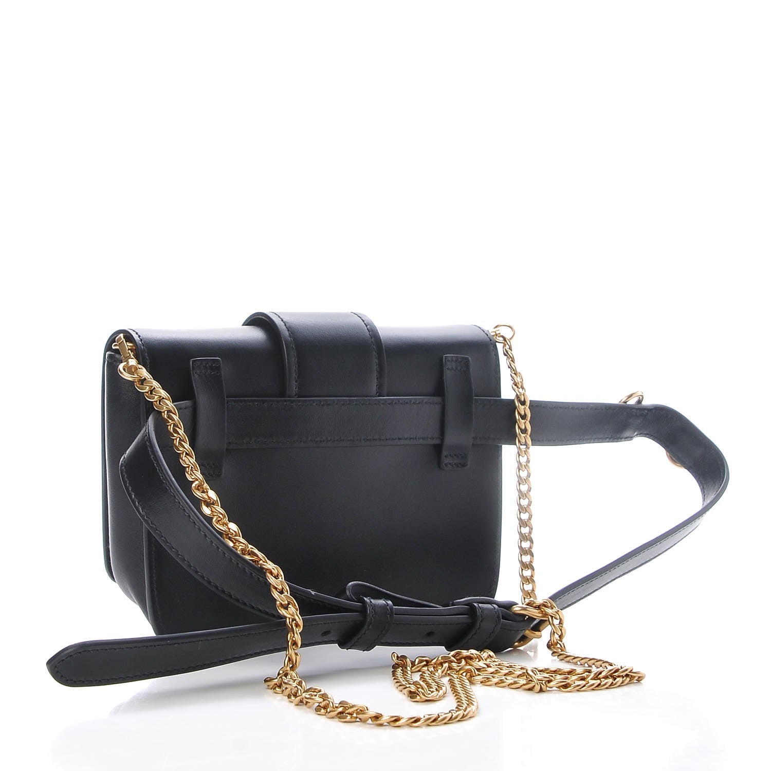 Prada City Calf Cahier Belt Bag Nero Black 4 of 7