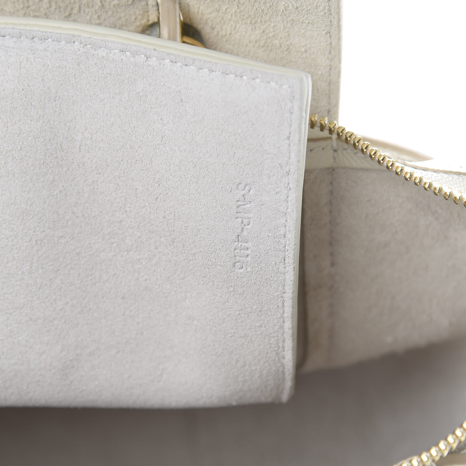 Celine Grained Calfskin Micro Belt Bag White 7 of 12