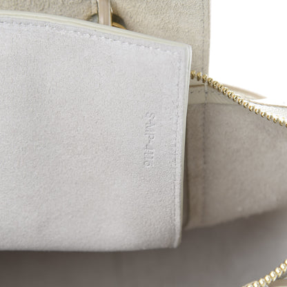 Celine Grained Calfskin Micro Belt Bag White 7 of 12