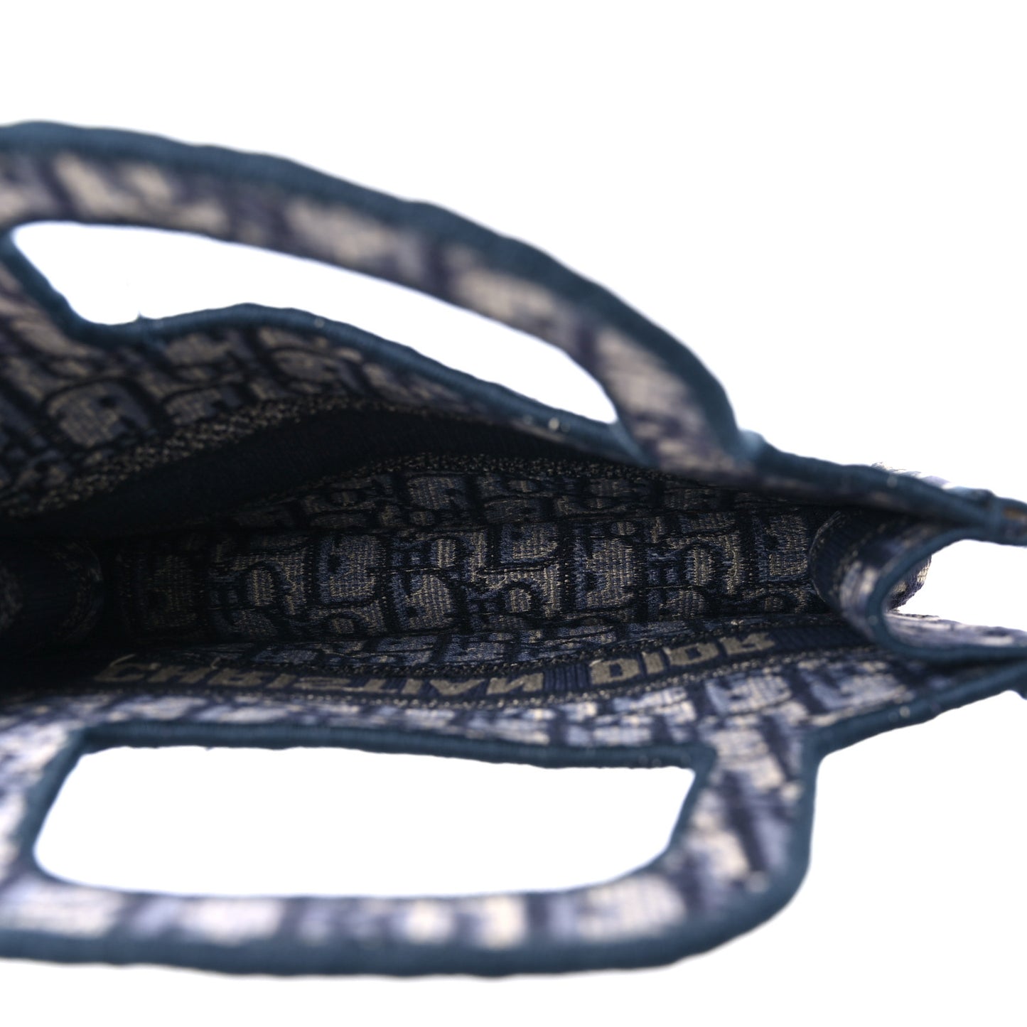 Oblique Mini Book Tote Blue Multicolor