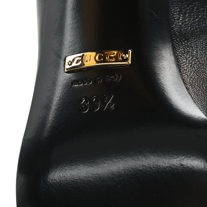 Gucci Malaga Kid Horsebit 75mm Pumps 39.5 Black 7 of 9