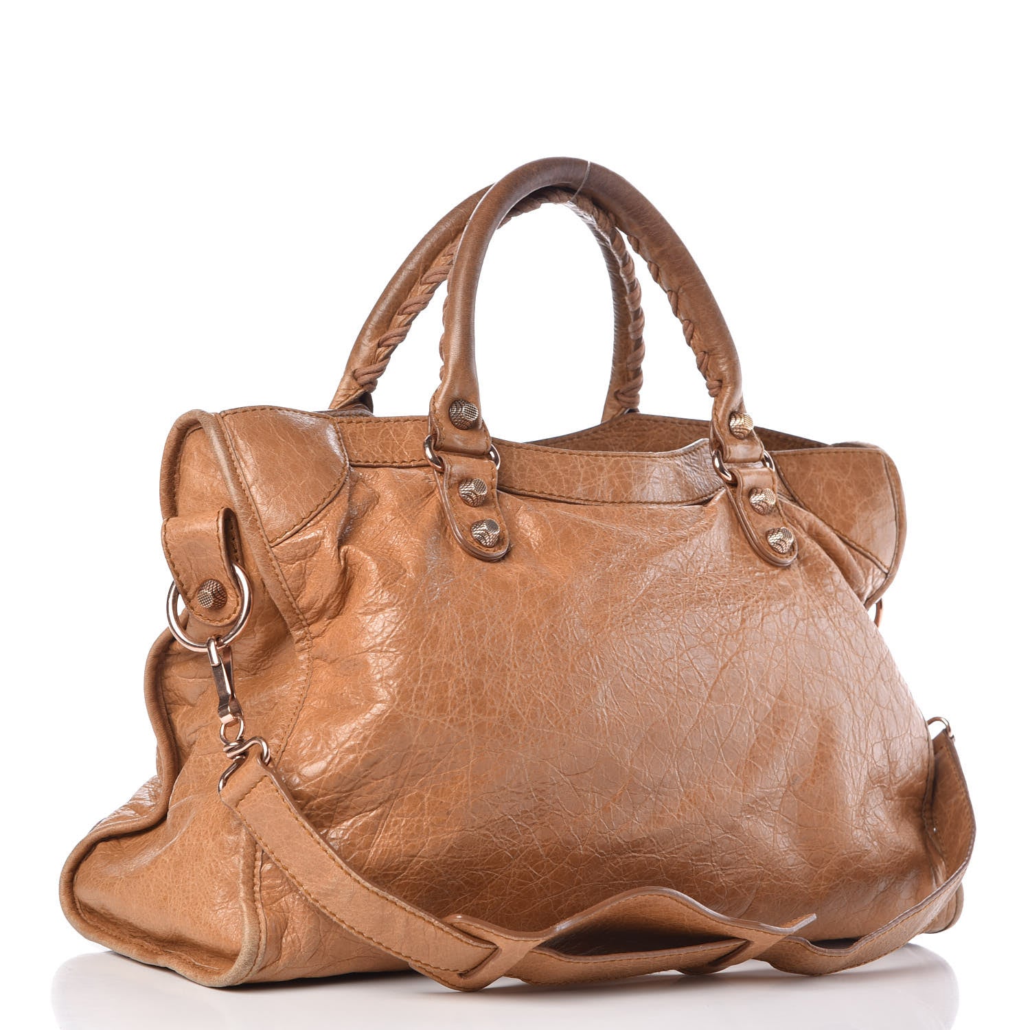 Balenciaga Agneau Giant 12 Rose Gold Hardware City Cumin 3 of 20