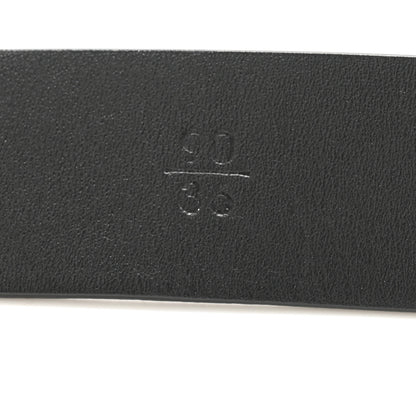 Chanel Calfskin Paris Button CC Belt 90 36 Black 6 of 7