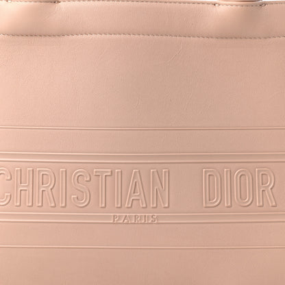 Christian Dior Calfskin Embossed Medium Book Tote Rose de Vents 9 of 9