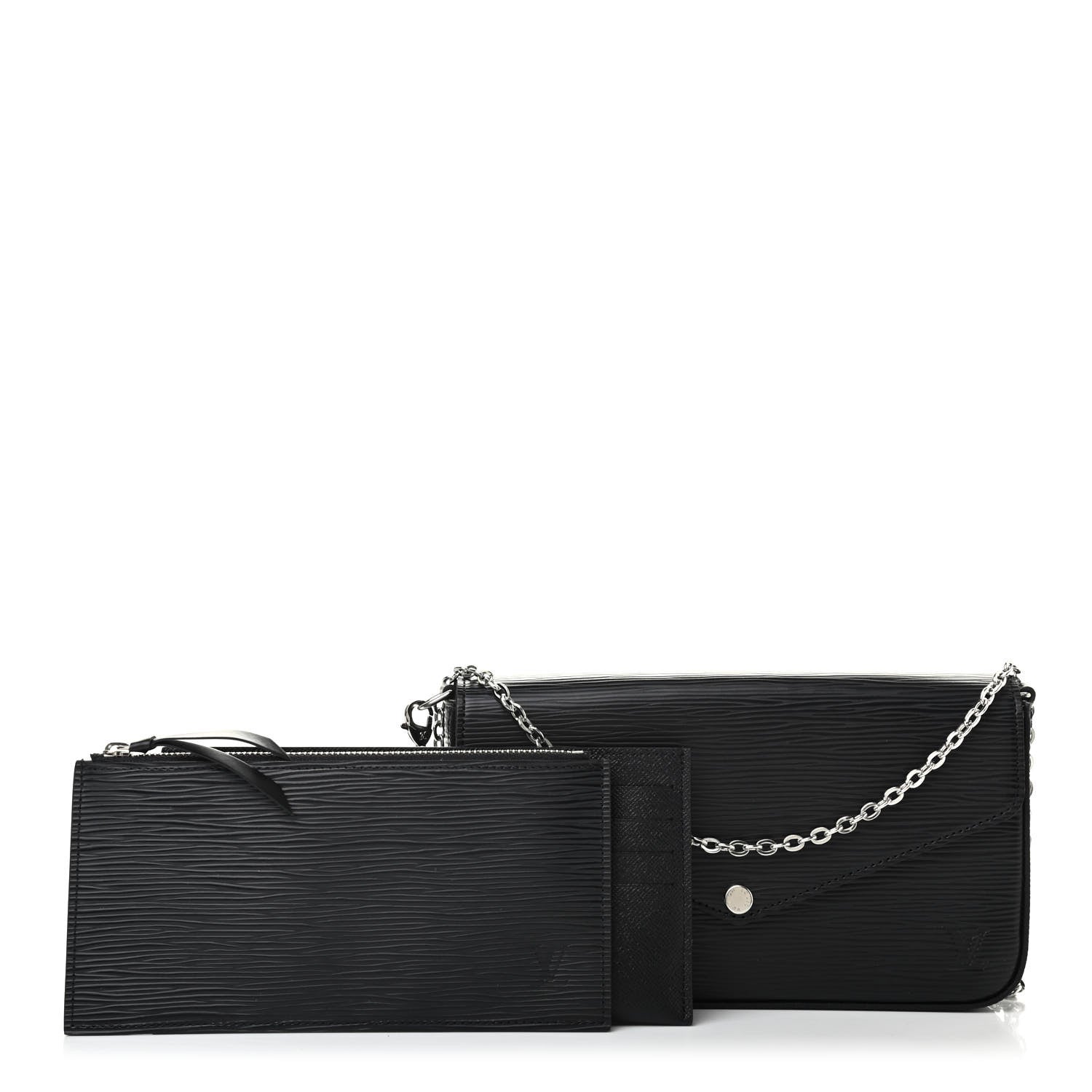 Louis Vuitton Epi Pochette Felicie Black 4 of 8