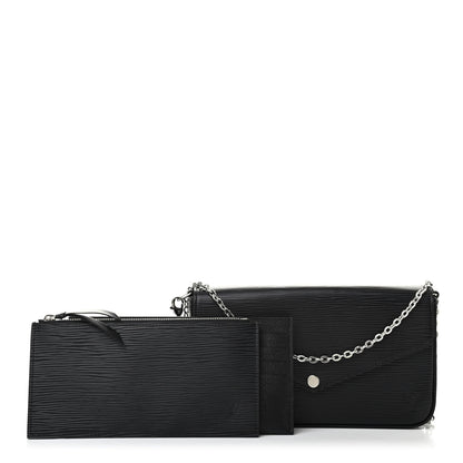 Louis Vuitton Epi Pochette Felicie Black 4 of 8