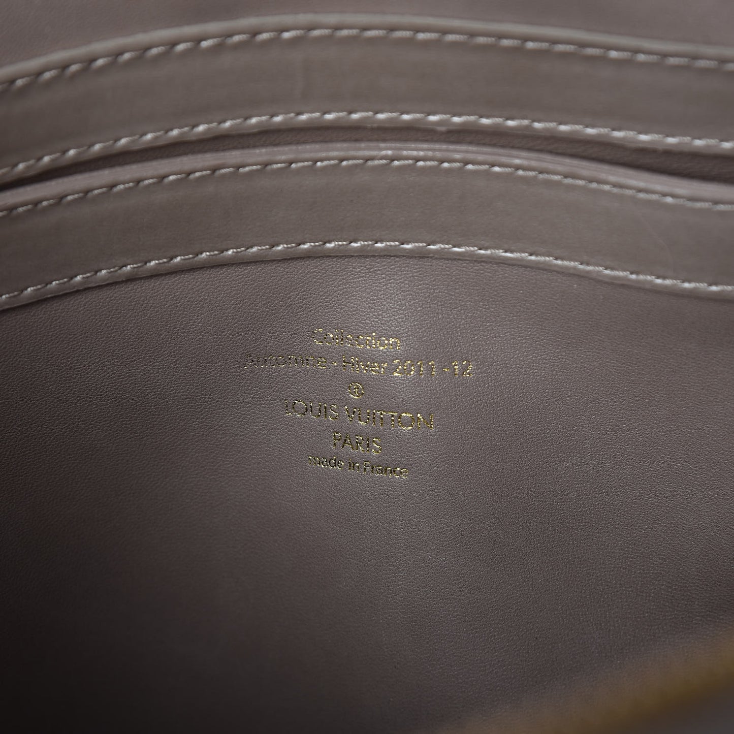 Patent Lambskin Fascination Lockit Gris