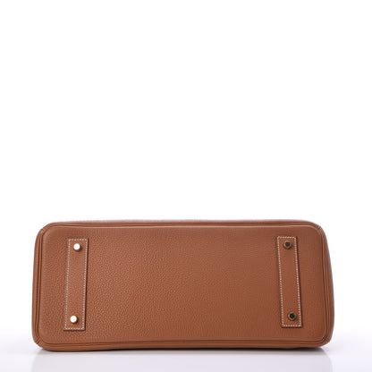 Hermes Togo JPG Shoulder Birkin II 42 Gold 6 of 35