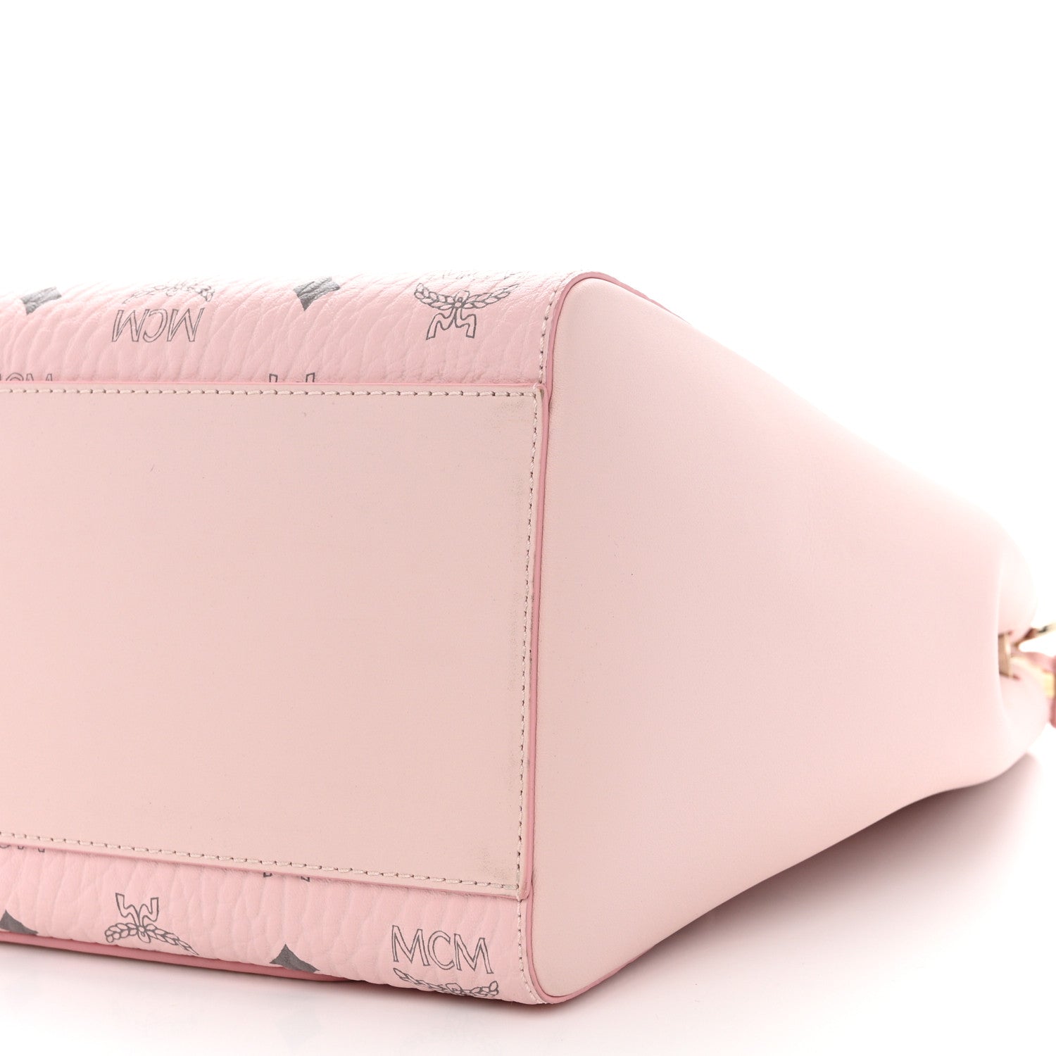 MCM Visetos Medium Aren Hobo Powder Pink 9 of 9