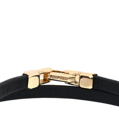 David Yurman Sterling Silver Leather 5.2mm Streamline Double Wrap Bracelet Black Black 3 of 3