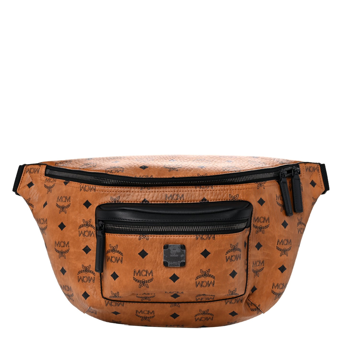 Visetos Medium Belt Bag Cognac Black