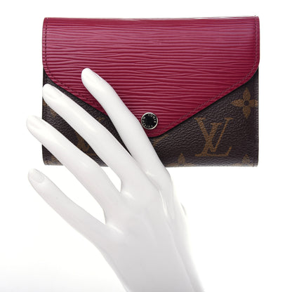 Louis Vuitton Epi Monogram Marie-Lou Compact Wallet Fuchsia 2 of 8