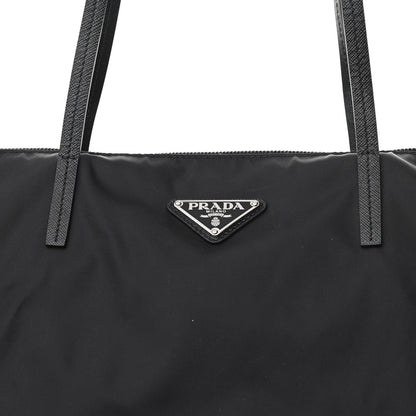 Prada Tessuto Nylon Twin Shopper Tote Set of 2 Black Giallo 16 of 16