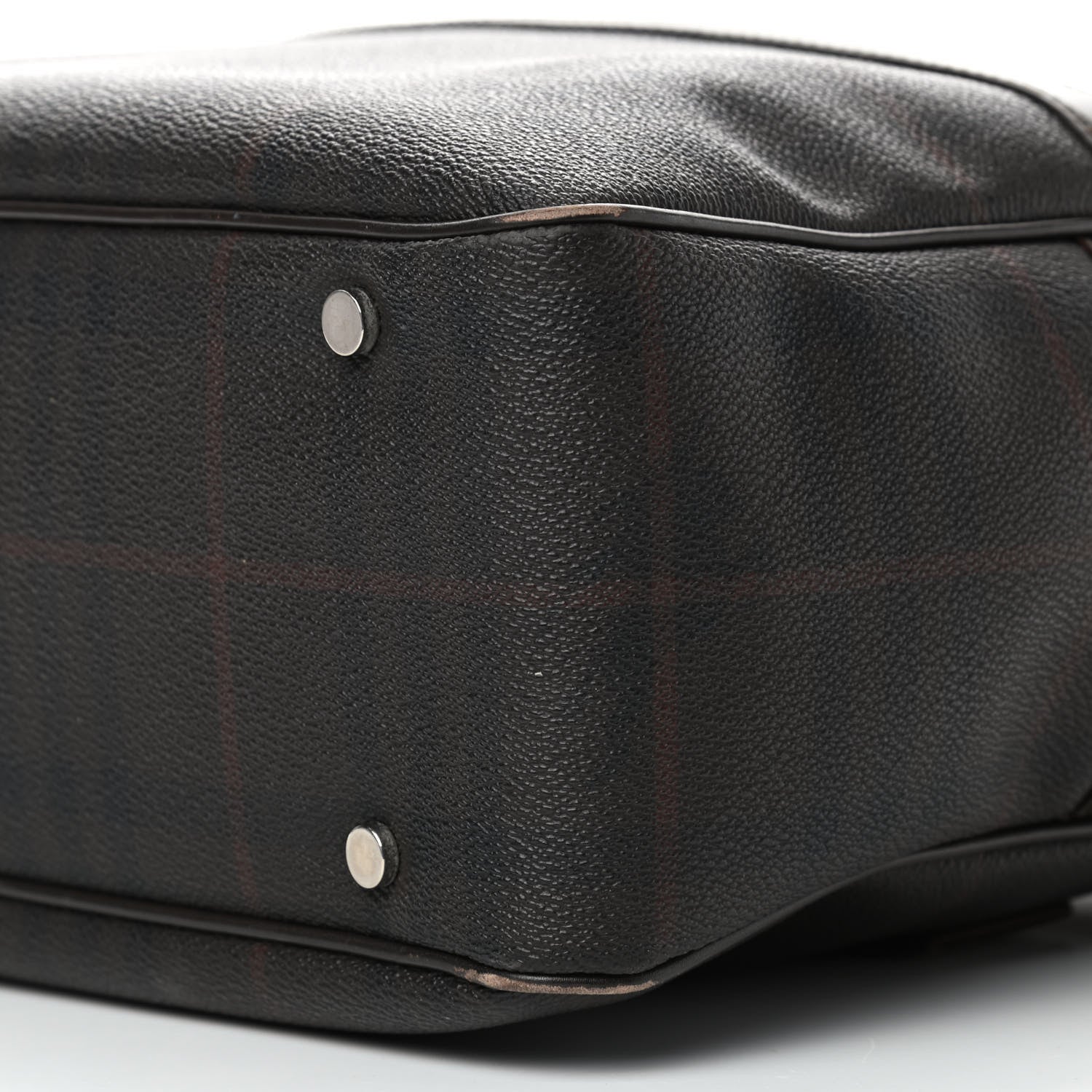 Burberry Smoked Haymarket Check Camera Bag Chocolate 8 of 10