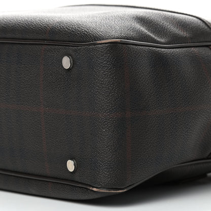 Burberry Smoked Haymarket Check Camera Bag Chocolate 8 of 10