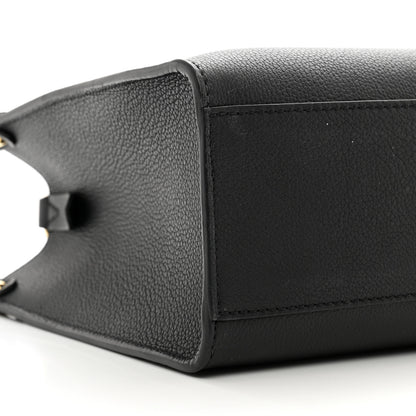 Louis Vuitton Calfskin Lock & Go Tote Black 8 of 12