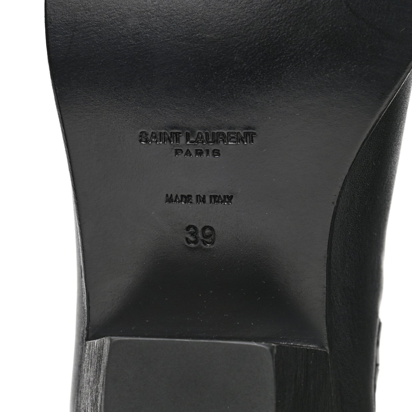 Calfskin Brit Souple Ankle Boots 39 Black