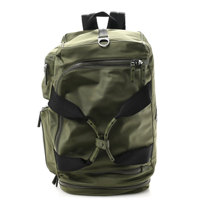 MCM Econyl Ottomar Weekender Backpack Khaki Moss 1 of 8