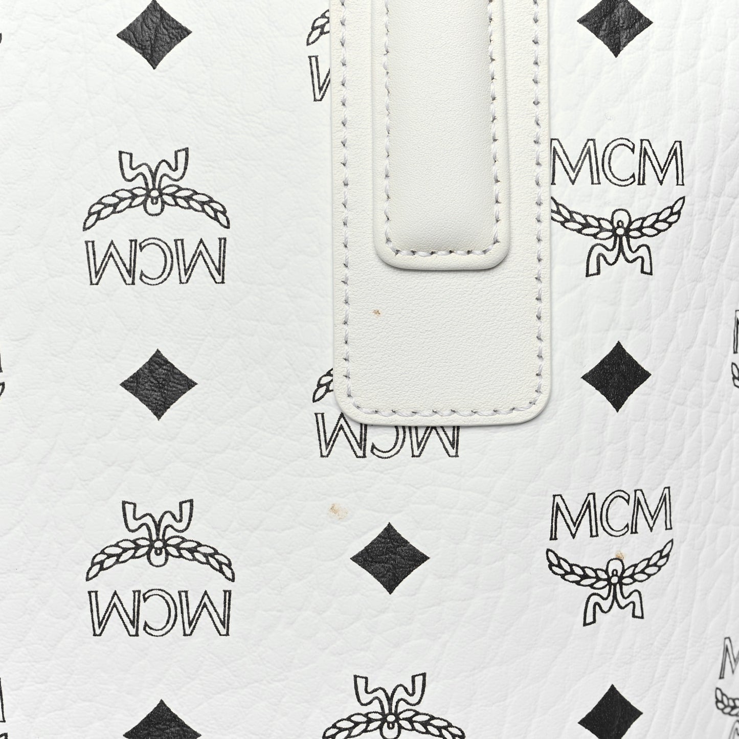 Visetos Medium Liz Reversible Shopper Tote White