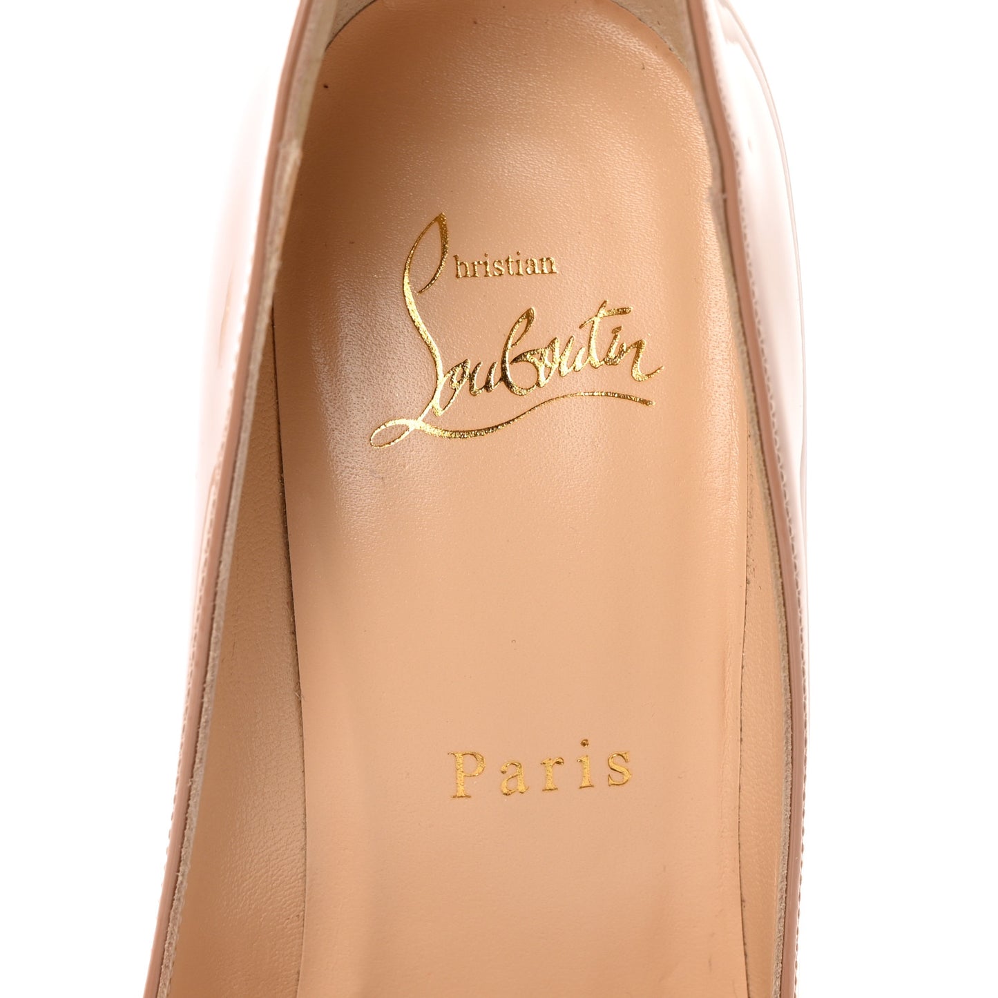 Patent Pigalle Follies 100 Pumps 36.5 Nude
