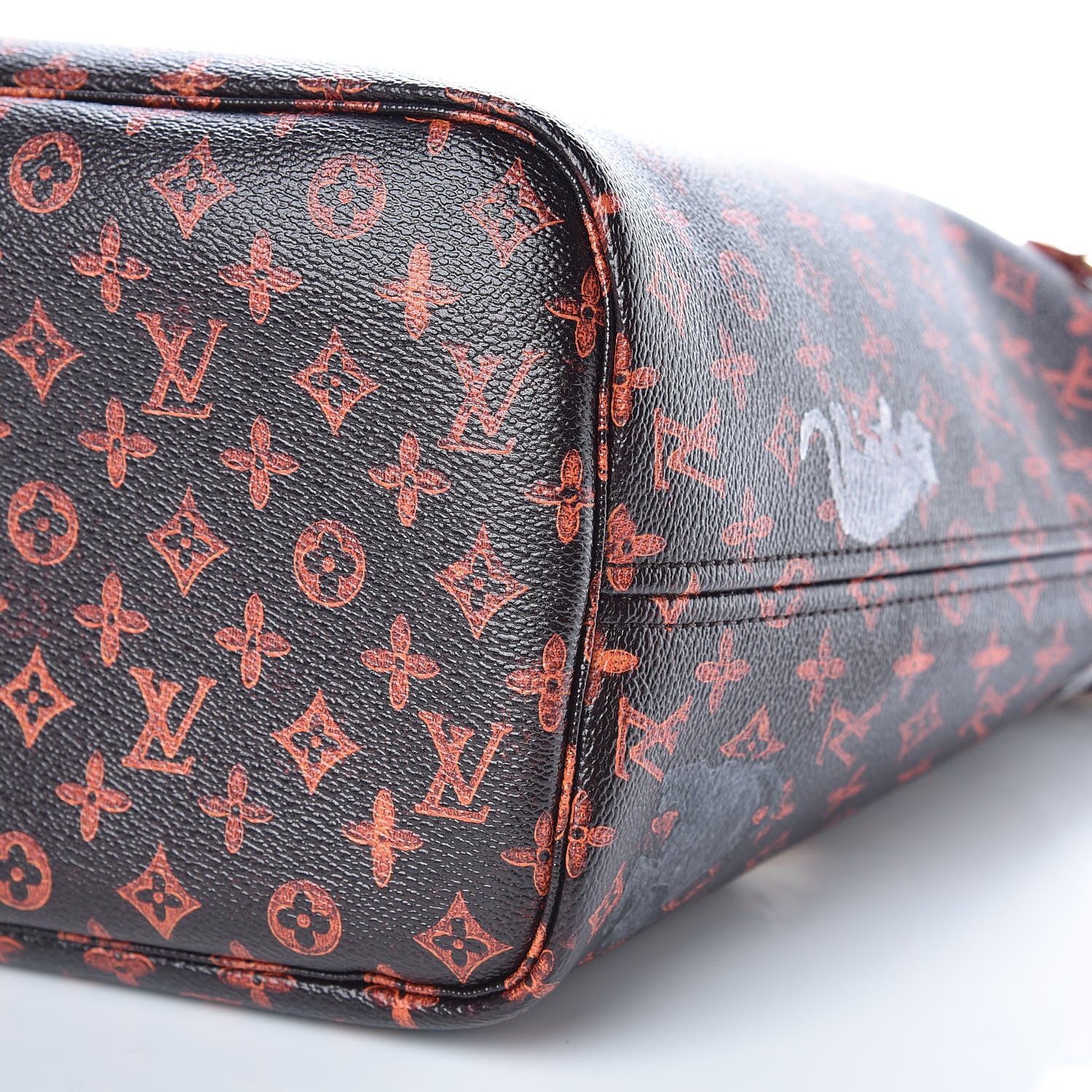 Louis Vuitton Catogram Neverfull MM Marron 10 of 10