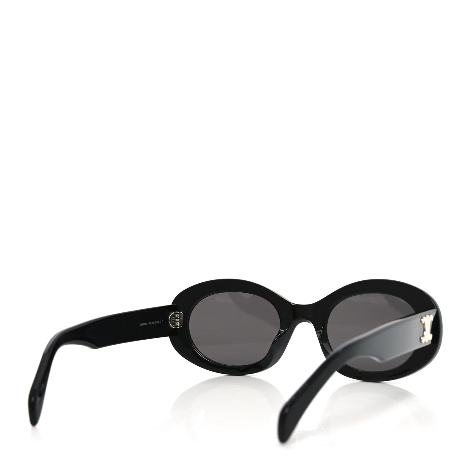 Celine Acetate Triomphe 01 Sunglasses CL 40194U Black 4 of 6