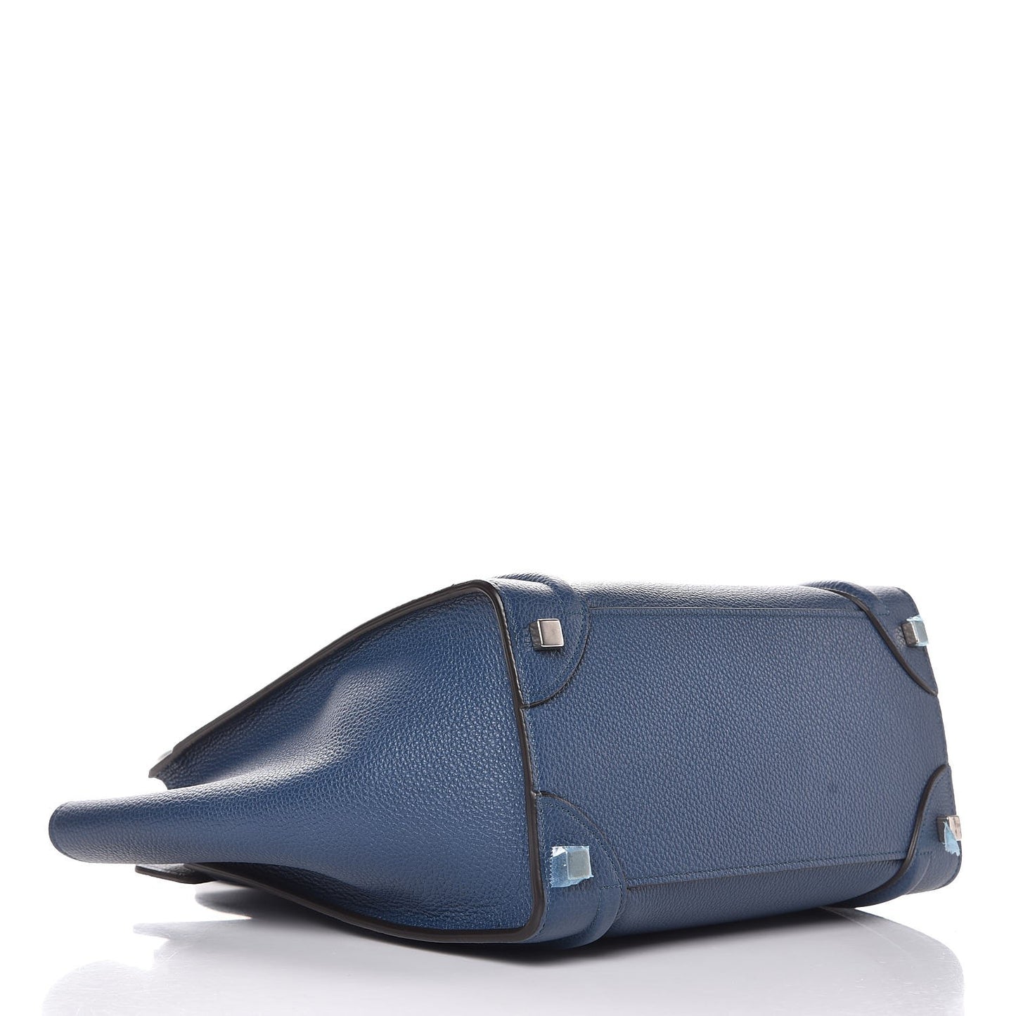 Baby Drummed Calfskin Micro Luggage Orage