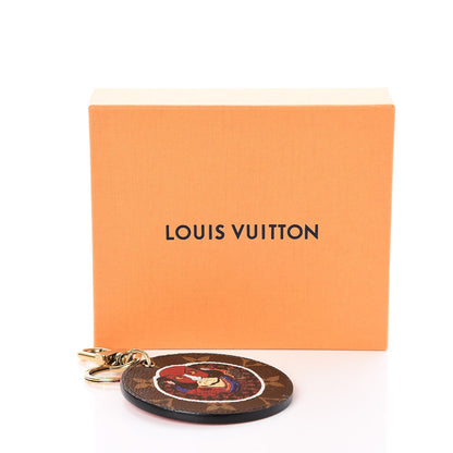 Louis Vuitton Monogram Illustre Kabuki Bag Charm Key Ring 5 of 5