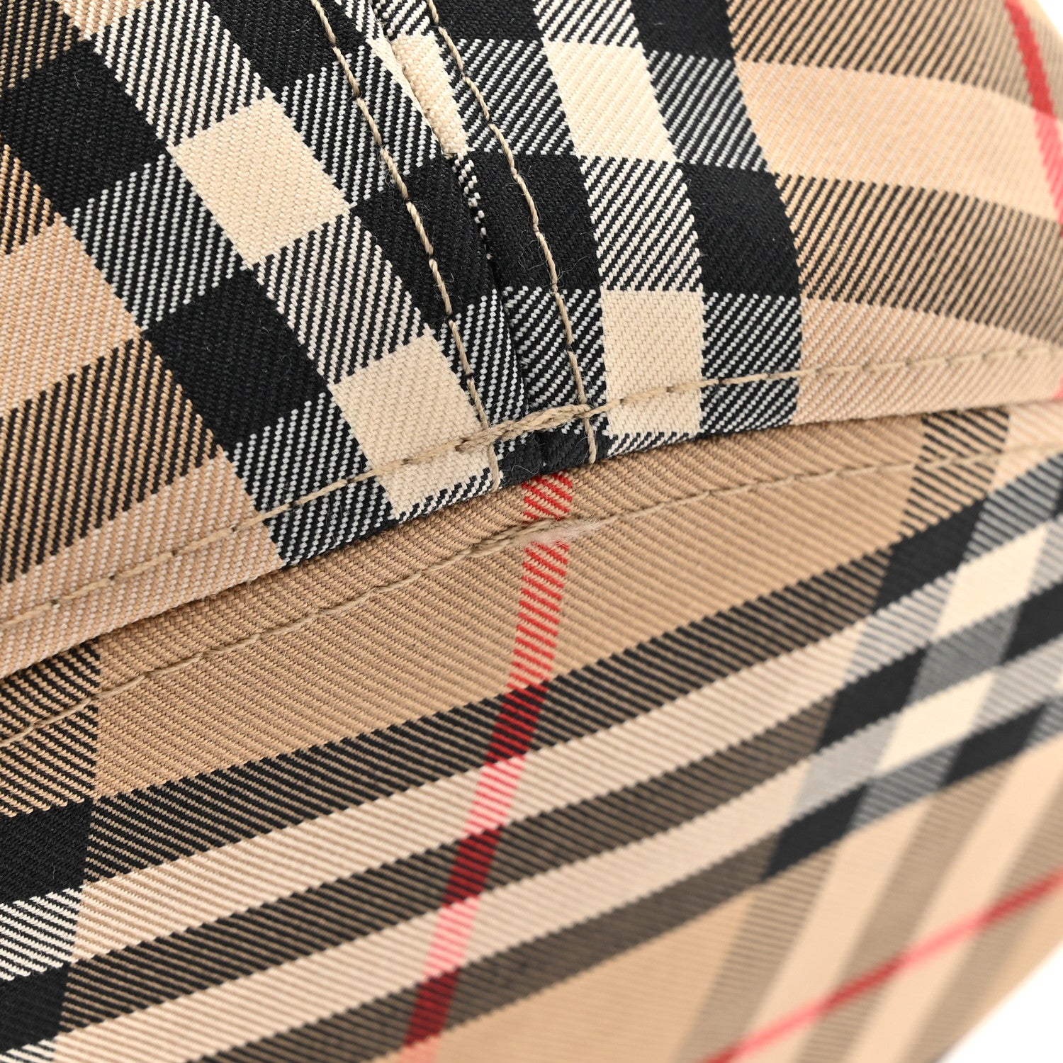 Burberry Technical Cotton Vintage Check Bucket Hat L Archive Beige 9 of 9