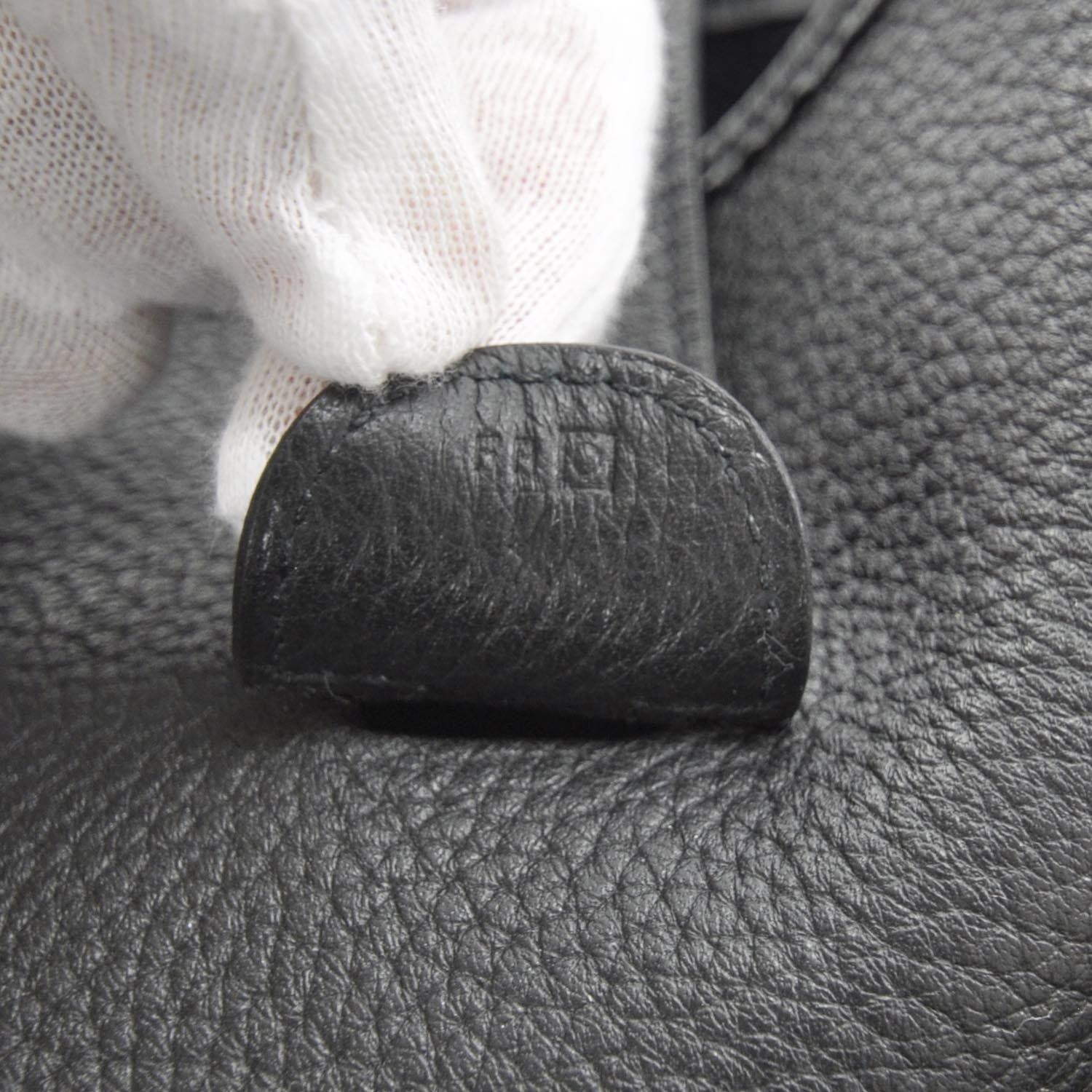 Hermes Taurillon Clemence Evelyne III GM Black 9 of 9