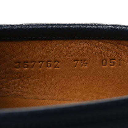 Gucci Road Calfskin Mens Horsebit Loafers 7.5 Blue 6 of 8