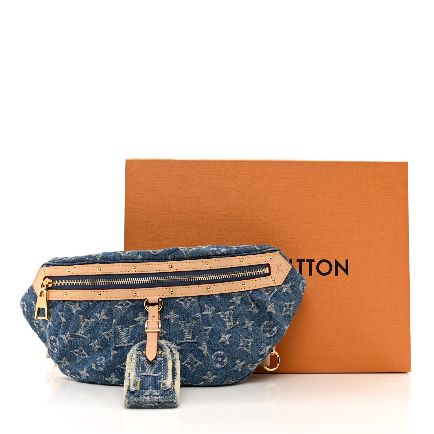 Louis Vuitton Monogram Denim High Rise Bumbag Blue 10 of 10